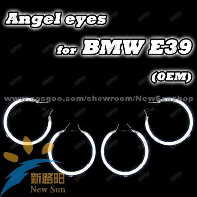 7000K Ultra White 4x CCFL Angel Eyes Halo Rings For BWM E39 OEM/ Car Light (4 Rings + 2 Inverters)
