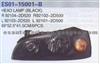 HEAD LAMP (BLACK) ES01-15005-B