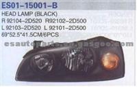 HEAD LAMP (BLACK) ES01-15005-B