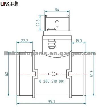 ALFA ROMEO Air Flow Meter 46469917