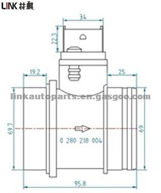 FLAT LADA Air Flow Meter 46533308