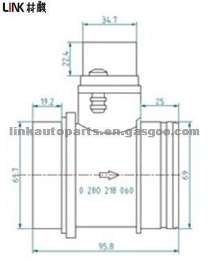 AUDI SEAT SKODA VW Air Flow Meter 06A 906461G