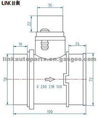 VW Air Flow Meter 06A906461N