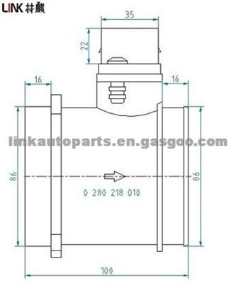 LAND ROVER Air Flow Meter MHK 1008 00