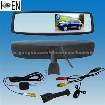 Special Bracket 4.3 Inch Car Rear View Bluetooth Mirror KS0243