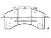 Brake Pad for IVECO 190 6191