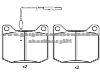 Brake Pad for PEUGEOT 001 367 50 00