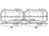 Brake Shoe for MERCEDES BENZ 003 420 42 20