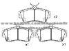 Brake Pad for CHRYSLER 05017843AA