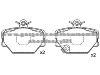 Brake Pad for SMART 451 421 00 10