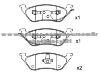 Brake Pad for CHRYSLER 05019805AA