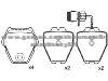 Brake Pad for AUDI 4D0 698 151 K