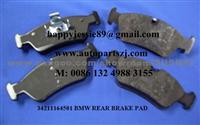 34211164501 BMW REAR BRAKE PAD