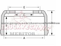 BPW brake drums 0310967190