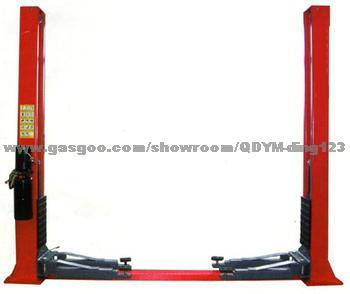 Two Post Double-Cylinder Single Point Lock Release Floor Hydraulic Lift