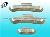 Zinc Clip On Autotive Wheel Balance Weight For Diffenert Size