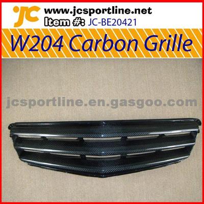 Benz W204 Barbus Carbon Fiber Mesh Grill