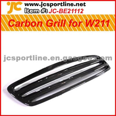 Benz W211 Carbon Fiber Mesh Grill