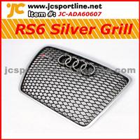 Audi A6L Changed To RS6 Grill Silver Color （Frame Painted Silver Color)