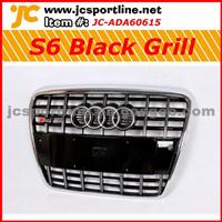 Audi A6L Changed To S6 Grill Black Color（Frame Painted Silver Color)
