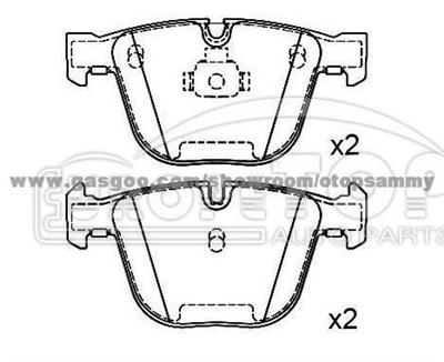 Brake Pad for BMW 3421 6761 286