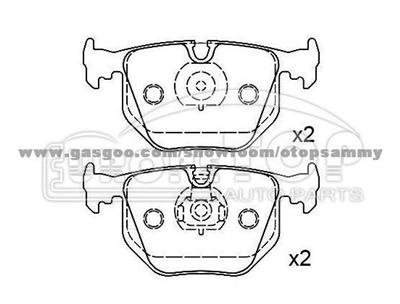 Brake Pad for BMW 3421 6761 240