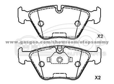 Brake Pad for BMW 3411 6761 280