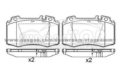 Brake Pad for Mercedes - Benz 163 420 08 20