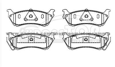 Brake Pad for Mercedes - Benz 163 420 04 20