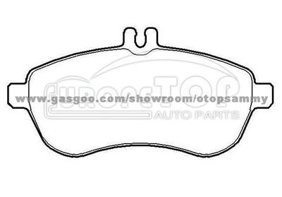 Brake Pad for Mercedes - Benz 005 420 08 20