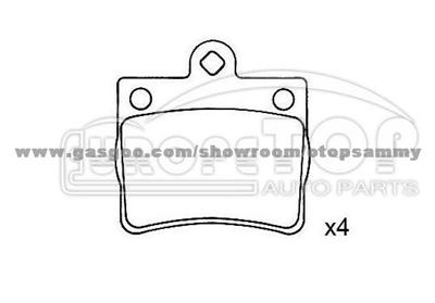 Brake Pad for Mercedes - Benz 002 420 51 20