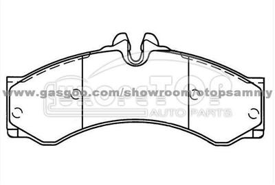 Brake Pad for Mercedes - Benz 004 420 26 20