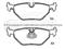 Brake Pad for BMW 3421 6761 281