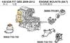 Engine Mount 50890-TF0-981 HONDA JAZZ III