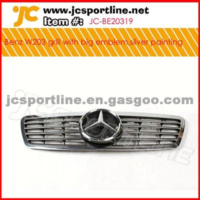 Benz W203 Mesh Grill With Big Emblem/ Auto Grille