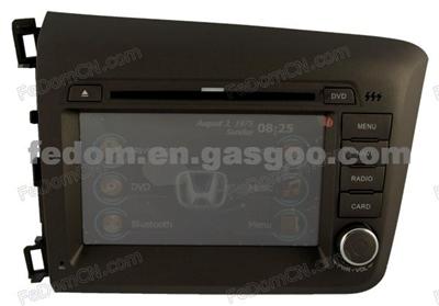 Special Car DVD Player Honda Civic 2012 With GPS System Hot Sales