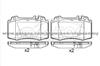 Brake Pad for Mercedes - Benz 003 420 42 20