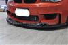 BMW New E82 M Style Front Lip Fits: E82 M Bumper 2012 UP