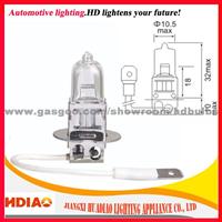 E4 Compliant Auto Auxiliary Halogen Bulb H3 Clear