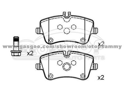 Brake Pad for Mercedes - Benz 003 420 60 20