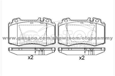 Brake Pad for Mercedes - Benz 003 420 42 20