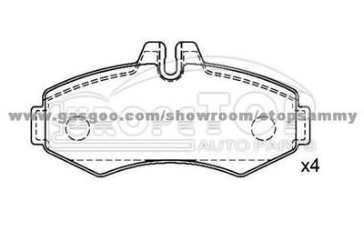 Brake Pad for Mercedes - Benz 000 421 41 10