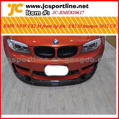 BMW New E82 M Style Front Lip Fits: E82 M Bumper 2012 UP