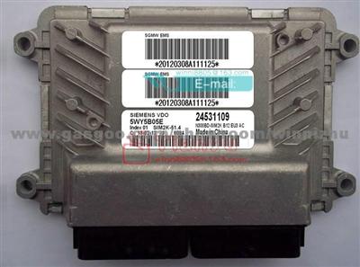 Wuling car  engine computer board ECU(Electronic Control Unit)/Siemens Series/5WY5B05E/24531190