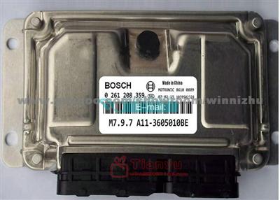 Chery Automobile engine computer board ECU(Electronic Control Unit)/BOSCH M7.9.7 Series/0261208359