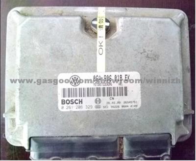 Santana engine computer board ECU(Electronic Control Unit)/BOSCH  Series/0261206329/06A 906 018 EK