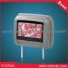 7 Inch Car Headrest small lcd monitor hdmi