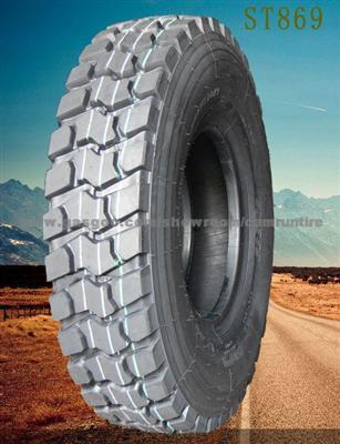 1100R20 All Steel Truck Tyre / Bridgestone OEM Factory