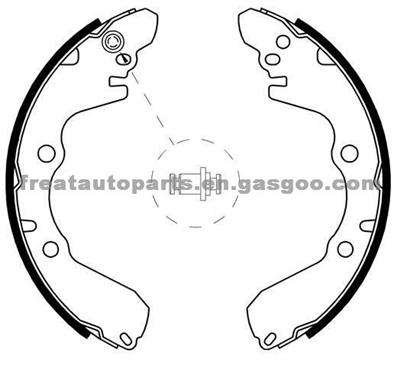 HYUNDAI Brake Shoe MB407842