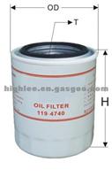 Oil Filter For Caterpillar 119-4740